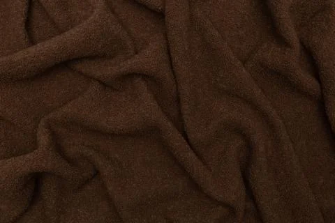 Creative brown fabric with textile texture background Stock Photos