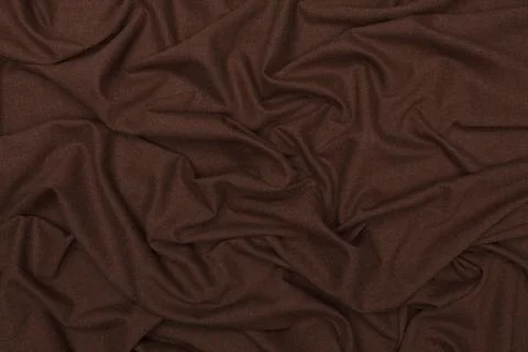 Creative of brown fabric with textile texture background Stock Photos