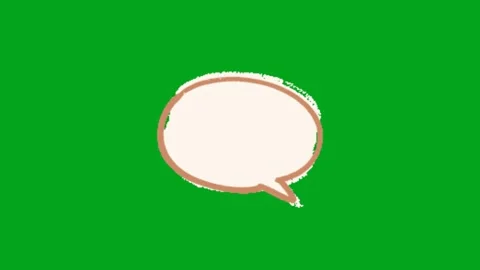 Creative Bubble Text Design on Green Screen Stock Footage 340463264
