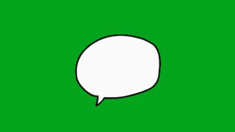 Creative Bubble Text Design on Green Screen Stock Footage 340463273