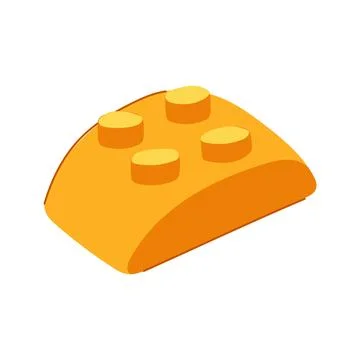 Creative building blocks cartoon vector illustration イラスト素材