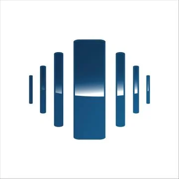 Creative building cladding logo design vector illustration Ilustración de archivo