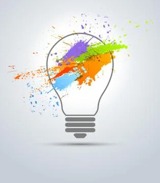 Creative bulb Stock Illustration