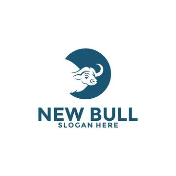 Creative Bull Buffalo Vector Logo , Bull Logo design template Stock Illustration