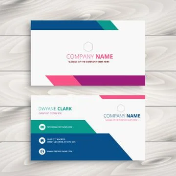 Creative business card Stock Illustration