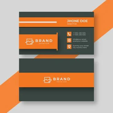 Creative Business Card Stock Illustration