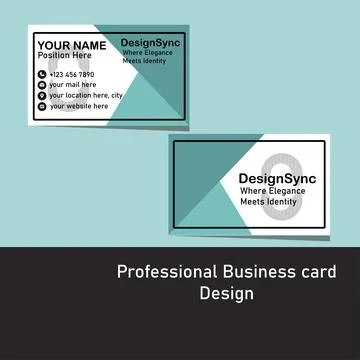 Creative Business Card Stock Illustration