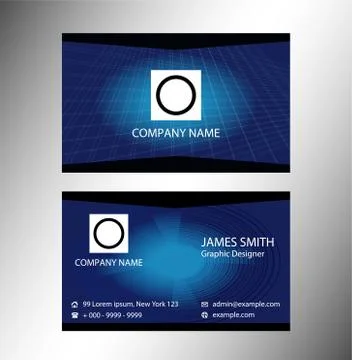 Creative business cards Stock Illustration