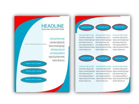 Creative Business flyer Stock Illustration