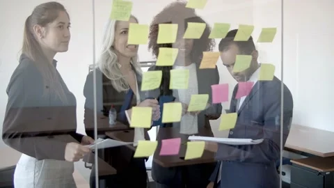 Creative business group working together Stock Footage 137515799