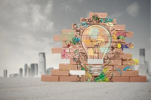 Creative business idea Stock Photos