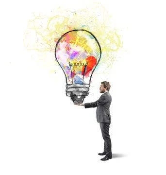 Creative business idea Stock Photos