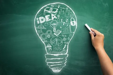 Creative business idea Stock Photos