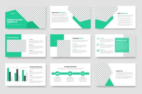 Creative Business Plan PowerPoint presentation slides template or corporate.. Stock Illustration