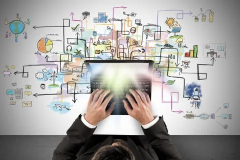 Creative business project 스톡 일러스트