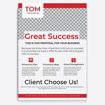 Creative Business solution flyer template Design for Promoting your business Stock Illustration