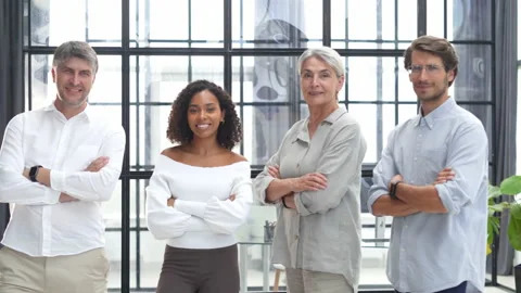Creative business team looking into the camera and smiling. Stock Footage 221247490