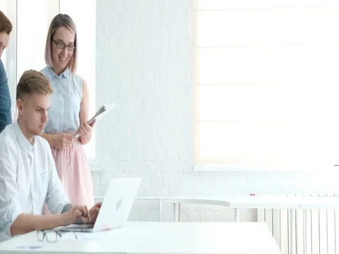 Creative business team is working in the office Stock Footage 75456287