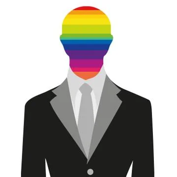 Creative businessman Stock Illustration