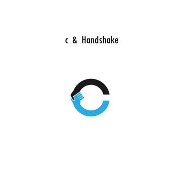 Creative C- letter icon abstract logo design vector template.Business offer,p Illustrazione stock