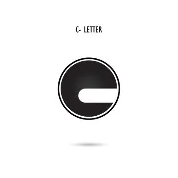 Creative C-letter icon abstract logo design.C-alphabet symbol.Corporate busin Stock Illustration
