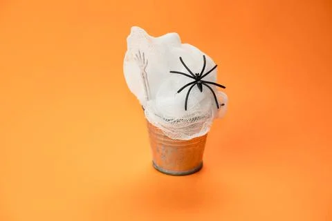 Creative cake decoration for Halloween , the concept of creative Hello Stock Photos