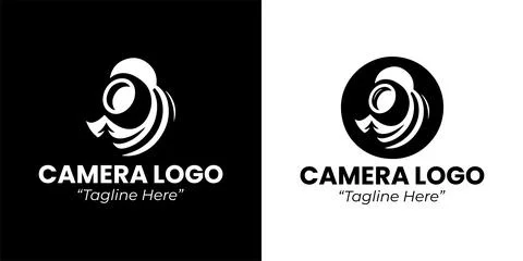 Creative Camera Lens Logo Illustration