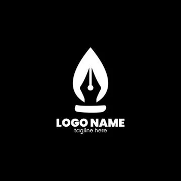 Creative candle logo design vector Иллюстрация