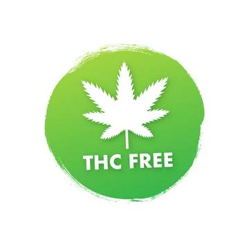 Creative cannabis leaf vector logo icon. Template for CBD Cannabidiol. Vector Stock Illustration