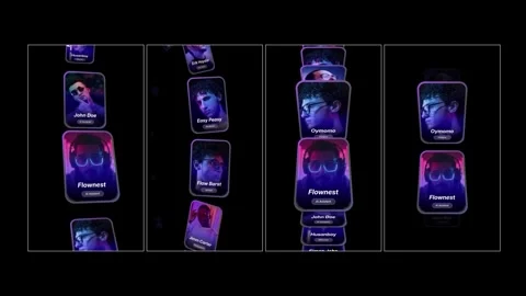 Creative Card Carousel Stock After Effects