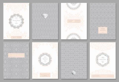 Creative card template Stock Illustration