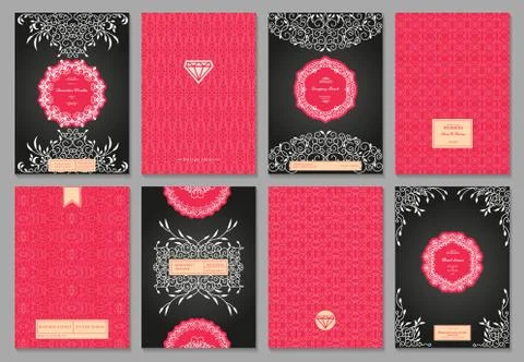 Creative card template Stock Illustration