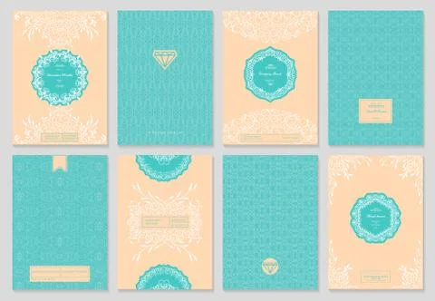 Creative card template Stock Illustration