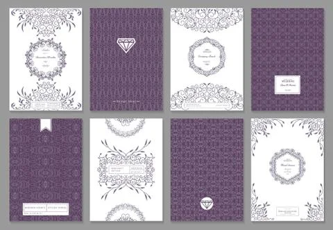 Creative card template Stock Illustration