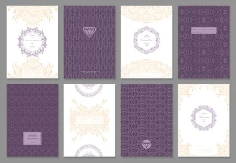 Creative card template Stock Illustration