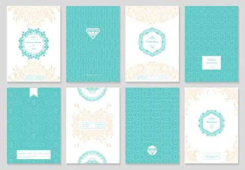 Creative card template Stock Illustration