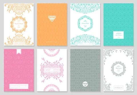Creative card template Stock Illustration