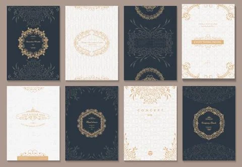 Creative card template Stock Illustration