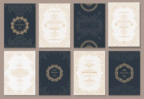 Creative card template Stock Illustration