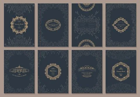 Creative card template Stock Illustration