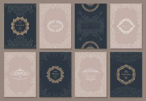 Creative card template Stock Illustration