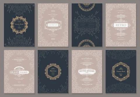 Creative card template Stock Illustration