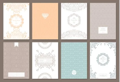 Creative card template Stock Illustration