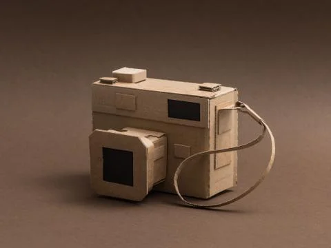 Creative cardboard camera Photos