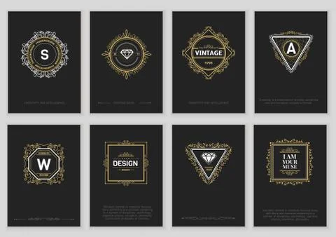 Creative Cards Stock Illustration