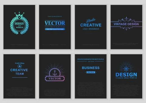 Creative Cards Illustrazione stock