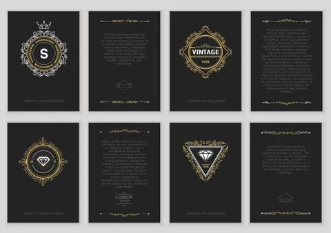 Creative Cards Stock Illustration