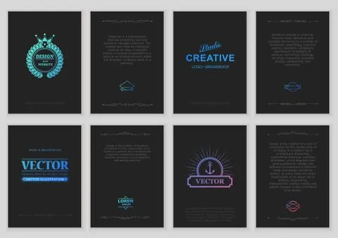 Creative Cards Stock Illustration