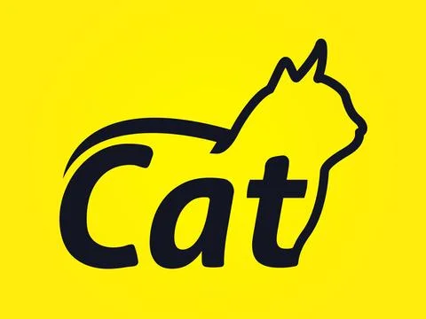 Creative Cat logo design vector. Cat logo Template Stock Illustration