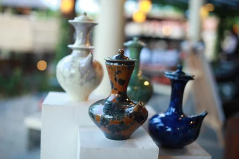 Creative Ceramic Jug Foto stock